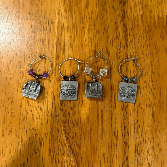 Sterling vineyards wine glass charms. Each one is embellished with different - Picture 1 of 6